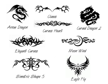 Tribal Tattoos You can download any of these svg files by clicking on the 